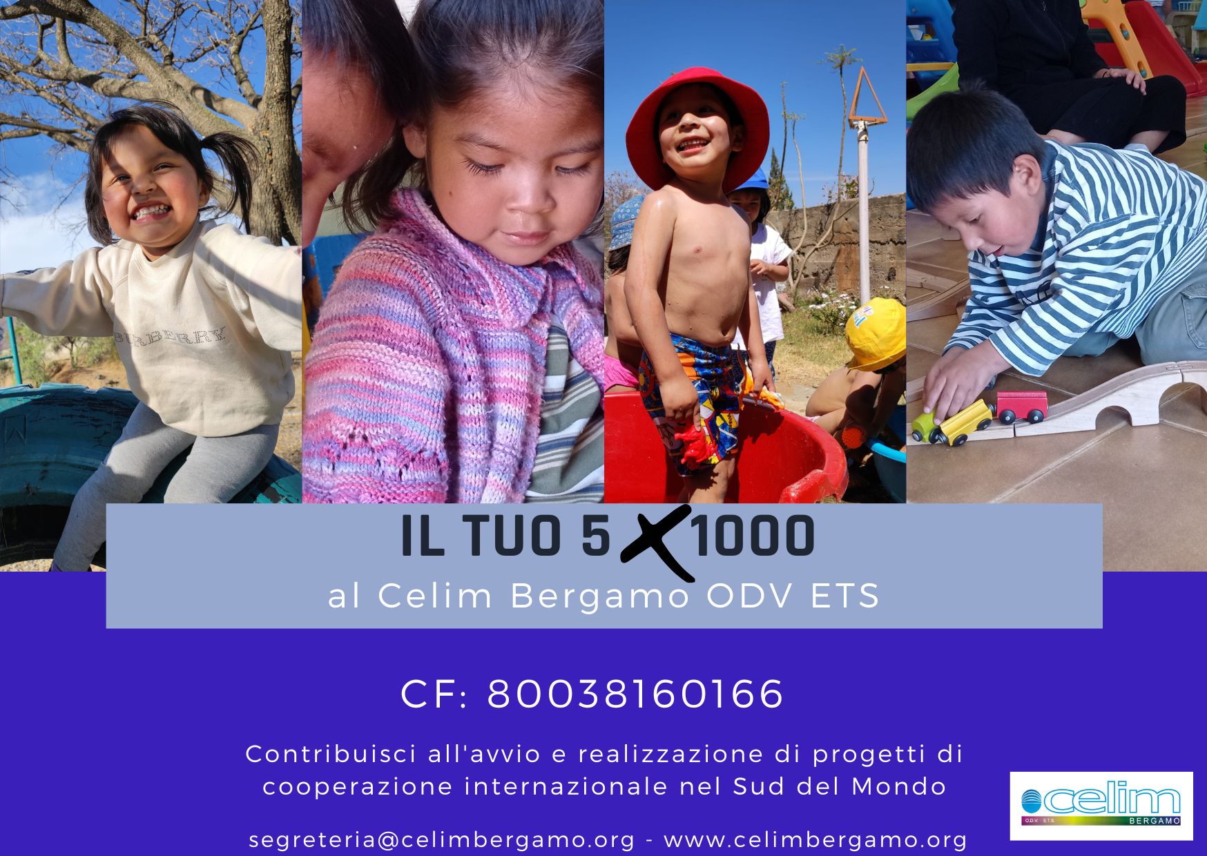 IL TUO 5 X MILLE PER IL CELIM BERGAMO - Celim Bergamo ODV